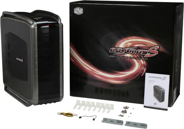 Alt view image 12 of 12 - Cooler Master COSMOS S RC-1100-KKN1-GP Black Aluminum ATX Full Tower Computer Case