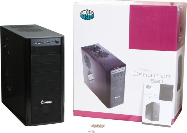 Alt view image 13 of 13 - Cooler Master Centurion 590 RC-590-KKN1-GP Black SECC / ABS ATX Mid Tower Computer Case