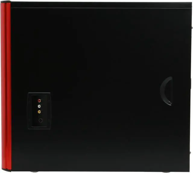 Alt view image 3 of 11 - Cooler Master Centurion 5 red version FR-T05-URI-GP Black / Red Aluminum Bezel , SECC Chassis ATX Mid Tower Computer Case with AC connector 430W Power Supply