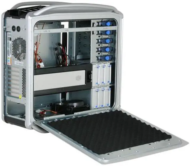 Alt view image 6 of 13 - Cooler Master SC-1000-SSW1-GP Black/ Silver Aluminum / Steel ATX Full Tower Computer Case