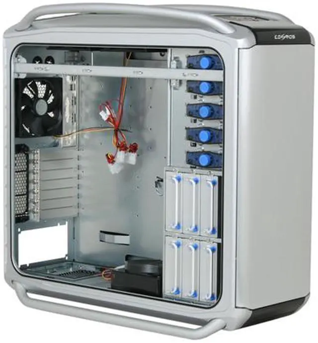 Alt view image 9 of 13 - Cooler Master SC-1000-SSW1-GP Black/ Silver Aluminum / Steel ATX Full Tower Computer Case