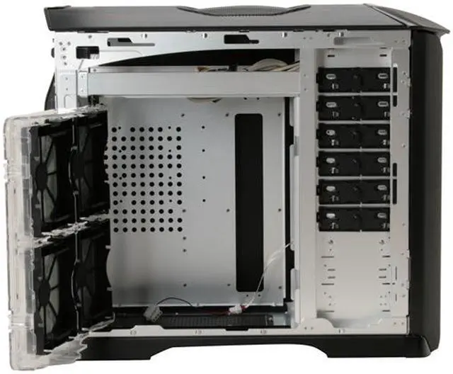 Alt view image 8 of 16 - Cooler Master Stacker 830 Evolution SC-830-KKN3-GP Black Aluminum ATX Full Tower Computer Case