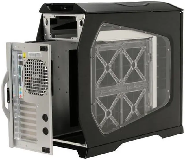 Alt view image 11 of 16 - Cooler Master Stacker 830 Evolution SC-830-KKN3-GP Black Aluminum ATX Full Tower Computer Case