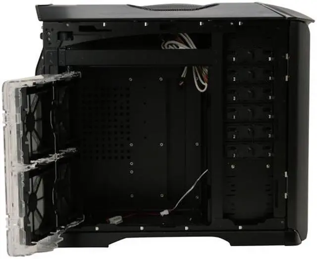 Alt view image 8 of 16 - Cooler Master Stacker 830 Evolution SC-830K-KKN3-GP Black Aluminum ATX Full Tower Computer Case