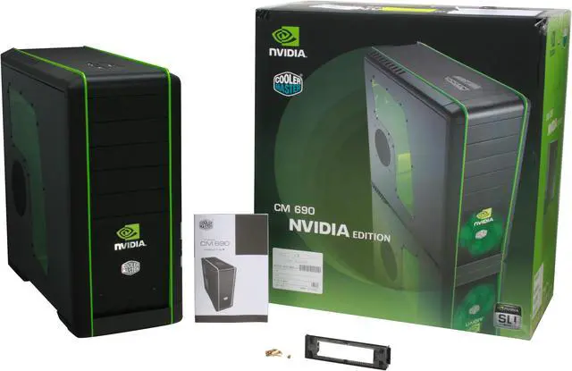 Alt view image 12 of 12 - Cooler Master NV 690 NV-690C-KWN2-GP Black SECC/ ABS ATX Mid Tower Computer Case