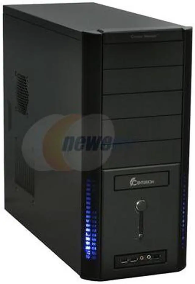 Main image of Cooler Master Centurion 534 RC-534-KKRB-GP Black Aluminum & Mesh bezel / SECC Chassis ATX Mid Tower Computer Case 460W Power Supply