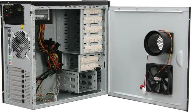 Alt view image 5 of 11 - Cooler Master Centurion 534 RC-534-KKRB-GP Black Aluminum & Mesh bezel / SECC Chassis ATX Mid Tower Computer Case 460W Power Supply