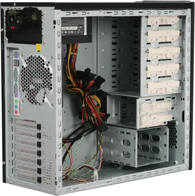 Alt view image 6 of 11 - Cooler Master Centurion 534 RC-534-KKRB-GP Black Aluminum & Mesh bezel / SECC Chassis ATX Mid Tower Computer Case 460W Power Supply