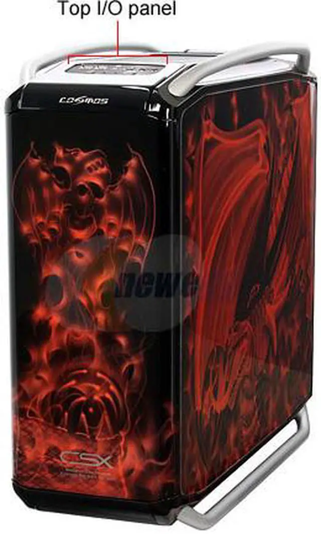 Alt view image 3 of 13 - Cooler Master COSMOS CX-1000DRGN-01-GP Black/ Red Aluminum / Steel ATX Full Tower CSX Limited Edition Red Dragon Computer Case