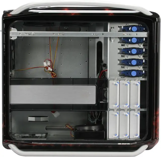 Alt view image 8 of 13 - Cooler Master COSMOS CX-1000DRGN-01-GP Black/ Red Aluminum / Steel ATX Full Tower CSX Limited Edition Red Dragon Computer Case