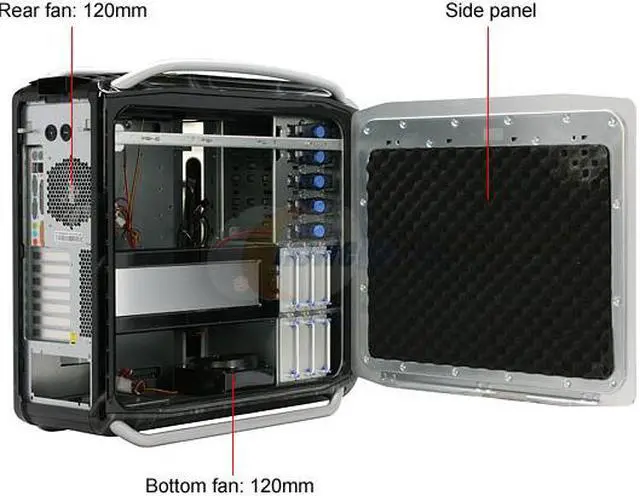 Alt view image 6 of 13 - Cooler Master COSMOS CX-1000FLNG-01-GP Color Aluminum / Steel ATX Full Tower CSX Limited Edition Fallen Angel Computer Case