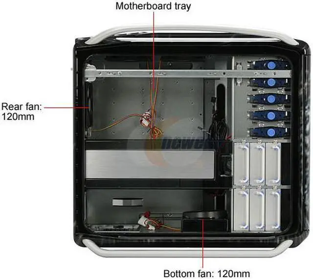 Alt view image 8 of 13 - Cooler Master COSMOS CX-1000FLNG-01-GP Color Aluminum / Steel ATX Full Tower CSX Limited Edition Fallen Angel Computer Case