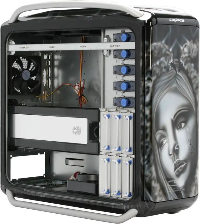 Alt view image 9 of 13 - Cooler Master COSMOS CX-1000FLNG-01-GP Color Aluminum / Steel ATX Full Tower CSX Limited Edition Fallen Angel Computer Case