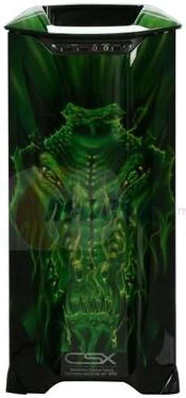 Alt view image 2 of 14 - Cooler Master Stacker 830 CX-830DRGN-01-GP Color Aluminum ATX Full Tower CSX Limited Edition Green Dragon Computer Case