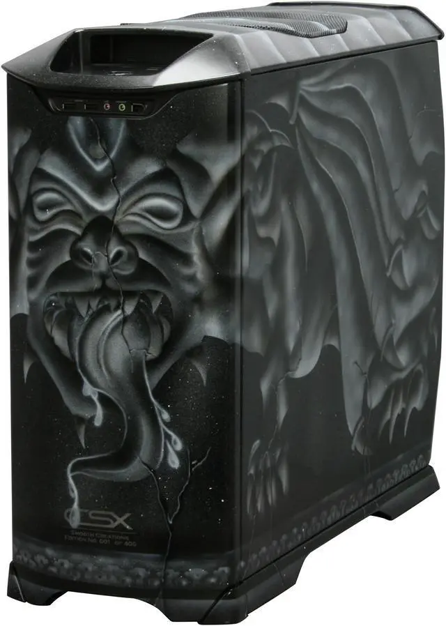 Alt view image 3 of 14 - Cooler Master Stacker 830 CX-830GRGL-01-GP Color Aluminum ATX Full Tower CSX Limited Edition Gargoyle Computer Case