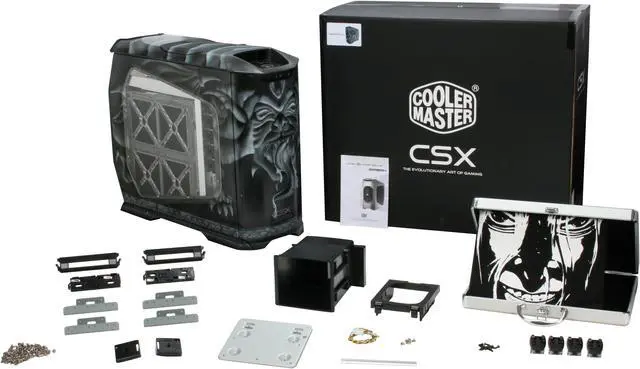 Alt view image 14 of 14 - Cooler Master Stacker 830 CX-830GRGL-01-GP Color Aluminum ATX Full Tower CSX Limited Edition Gargoyle Computer Case