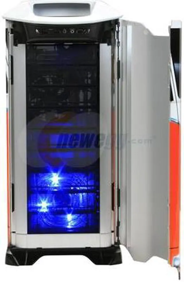 Alt view image 4 of 14 - Cooler Master Stacker 830 CX-830SGWO-01-GP Color Aluminum ATX Full Tower CSX Limited Edition Shag Wagon Orange Computer Case