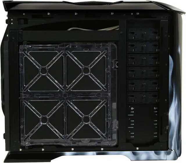 Alt view image 8 of 14 - Cooler Master Stacker 830 CX-830SMFL-01-GP Color Aluminum ATX Full Tower CSX Limited Edition Smoke Flame Computer Case