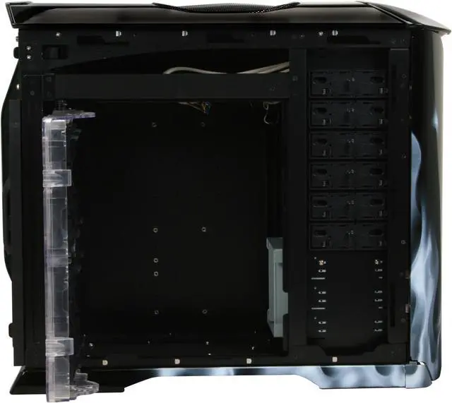 Alt view image 9 of 14 - Cooler Master Stacker 830 CX-830SMFL-01-GP Color Aluminum ATX Full Tower CSX Limited Edition Smoke Flame Computer Case