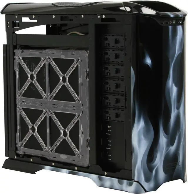 Alt view image 10 of 14 - Cooler Master Stacker 830 CX-830SMFL-01-GP Color Aluminum ATX Full Tower CSX Limited Edition Smoke Flame Computer Case