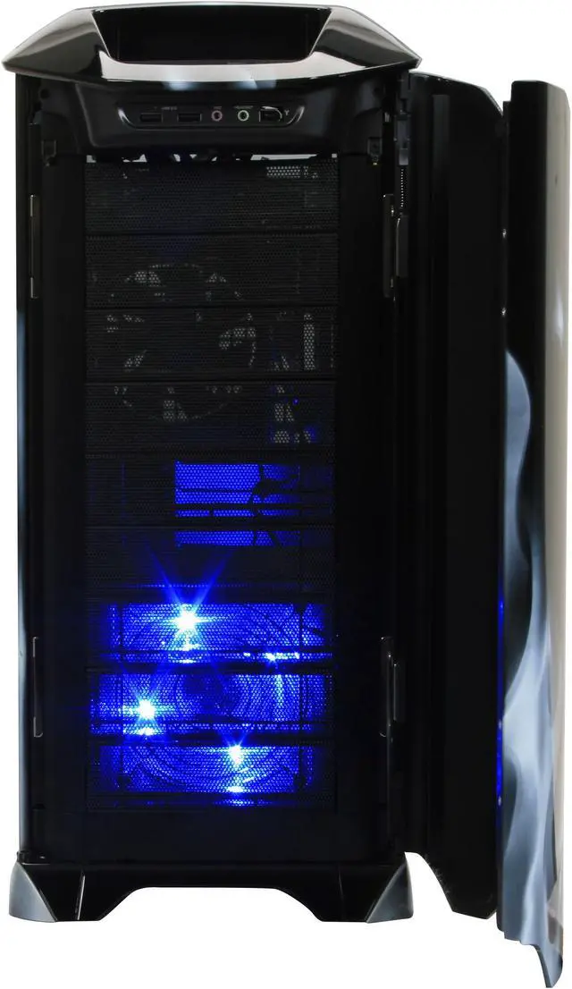 Alt view image 4 of 14 - Cooler Master Stacker 830 CX-830SMFL-01-GP Color Aluminum ATX Full Tower CSX Limited Edition Smoke Flame Computer Case