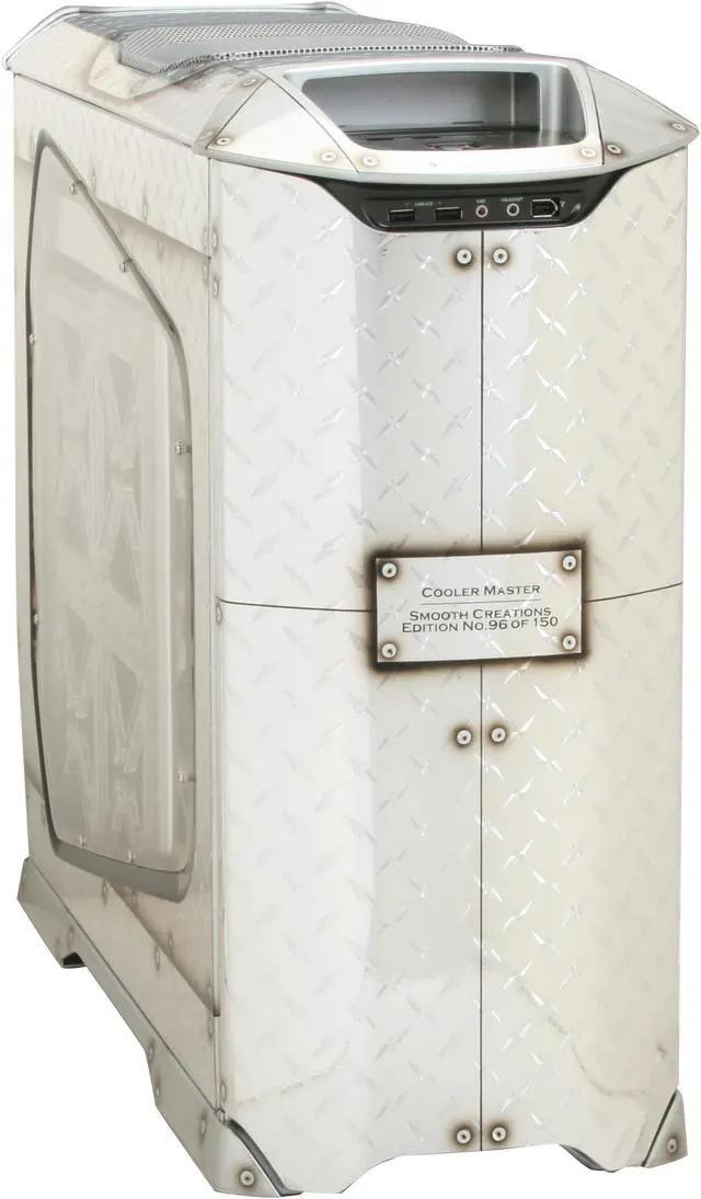 Main image of Cooler Master Stacker 830 CX-830DMSK-01-GP Color Aluminum ATX Full Tower CSX Limited Edition Diamond Plate Skulls Computer Case