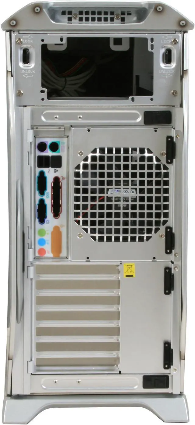 Alt view image 13 of 14 - Cooler Master Stacker 830 CX-830DMSK-01-GP Color Aluminum ATX Full Tower CSX Limited Edition Diamond Plate Skulls Computer Case