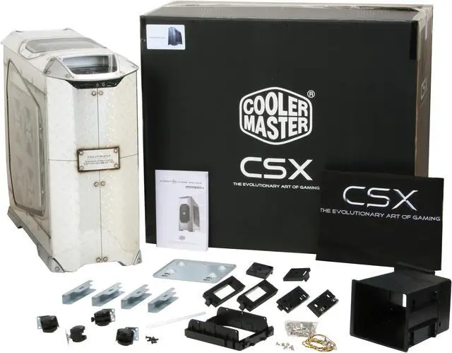Alt view image 14 of 14 - Cooler Master Stacker 830 CX-830DMSK-01-GP Color Aluminum ATX Full Tower CSX Limited Edition Diamond Plate Skulls Computer Case