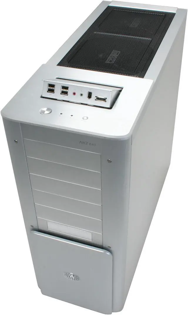 Alt view image 9 of 12 - Cooler Master ATCS 840 RC-840-SSN1-GP Silver Aluminum ATX Full Tower Computer Case