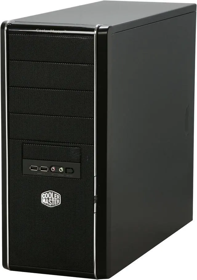 Alt view image 3 of 11 - Cooler Master Elite RC-334-KKN1-GP Black SECC ATX Mid Tower Computer Case