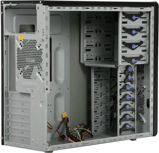 Alt view image 6 of 11 - Cooler Master Elite RC-334-KKN1-GP Black SECC ATX Mid Tower Computer Case