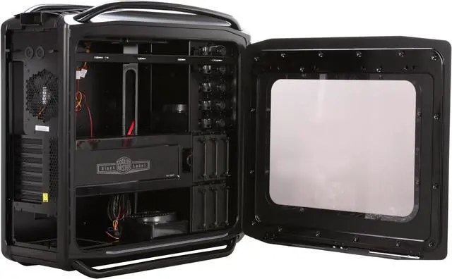 Alt view image 6 of 13 - Cooler Master Black Label RC-1000S-KKN2-GP Black Aluminum / SGCC ATX Full Tower Computer Case