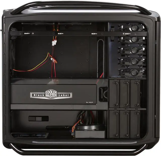 Alt view image 8 of 13 - Cooler Master Black Label RC-1000S-KKN2-GP Black Aluminum / SGCC ATX Full Tower Computer Case