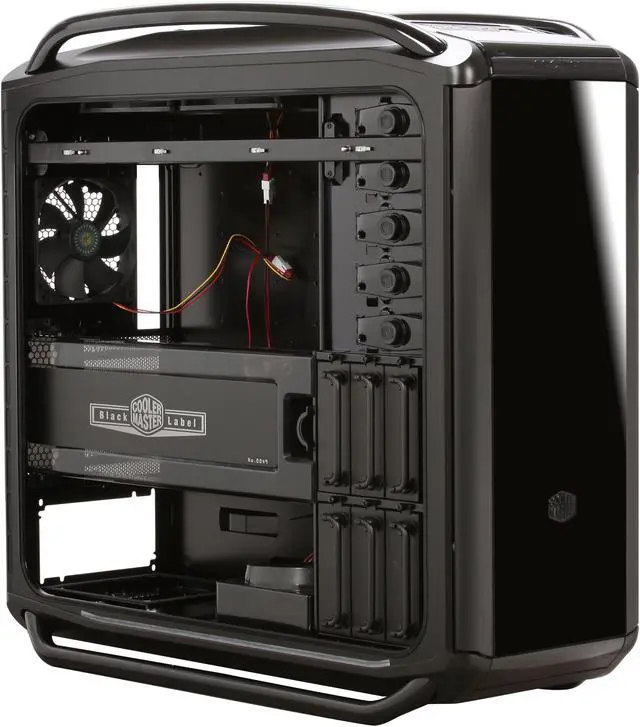Alt view image 9 of 13 - Cooler Master Black Label RC-1000S-KKN2-GP Black Aluminum / SGCC ATX Full Tower Computer Case