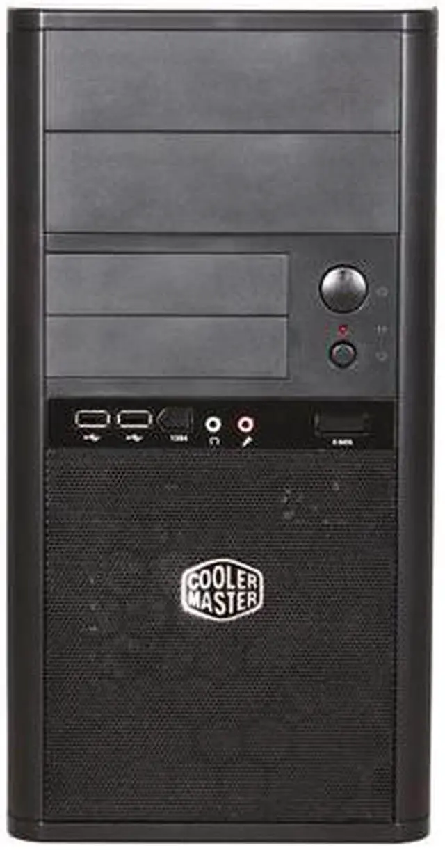 Alt view image 2 of 8 - Cooler Master Elite 341 RC-341C-KKN1-GP Black Steel Micro ATX Mid Tower Computer Case