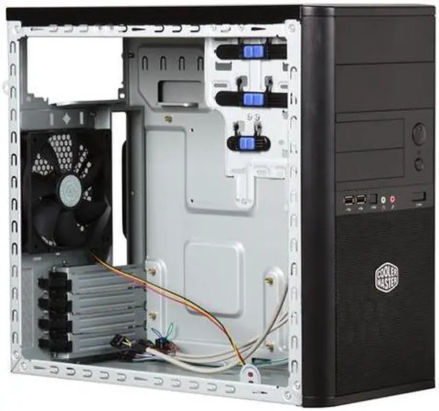 Alt view image 7 of 8 - Cooler Master Elite 341 RC-341C-KKN1-GP Black Steel Micro ATX Mid Tower Computer Case