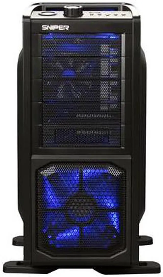 Alt view image 2 of 10 - CM Storm Sniper - Gaming Mid Tower Computer Case with Fan Controller and LED Light Switch