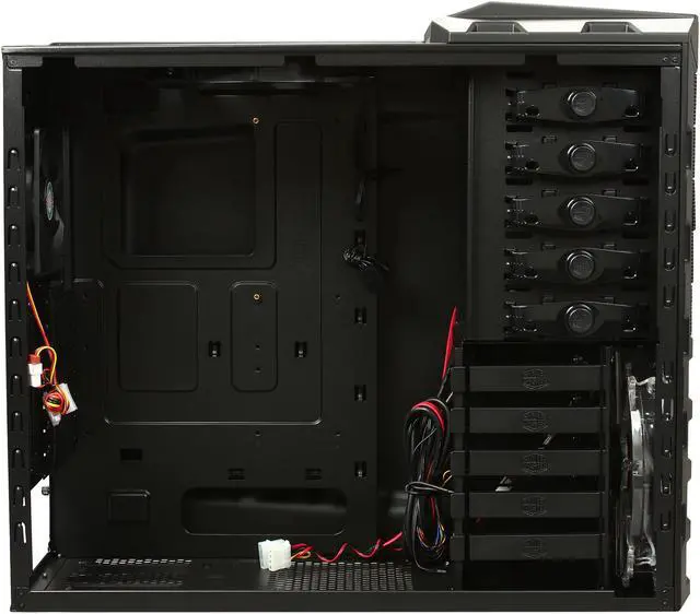 Alt view image 6 of 9 - Cooler Master HAF 922 - High Air Flow Mid Tower Computer Case with USB 3.0 and All-Black Interior