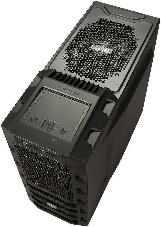 Alt view image 8 of 9 - Cooler Master HAF 922 - High Air Flow Mid Tower Computer Case with USB 3.0 and All-Black Interior