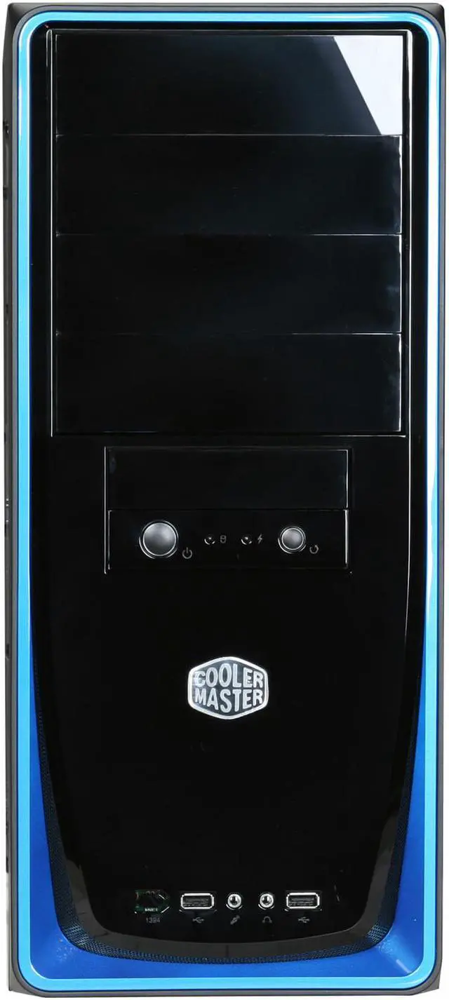 Alt view image 2 of 9 - Cooler Master Elite RC-310-BWN1-GP Black Steel / Plastic ATX Mid Tower Computer Case