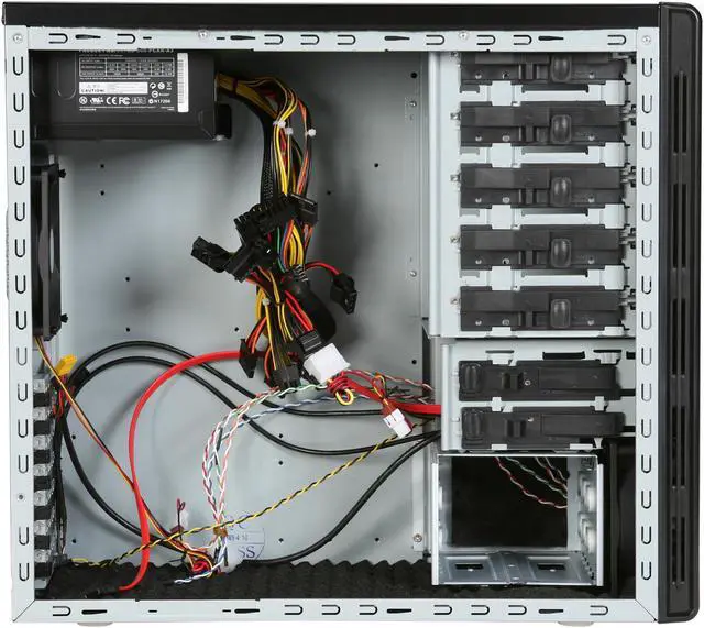 Alt view image 6 of 9 - Cooler Master Sileo 500 RC-500-KKR3-GP Black Aluminum Bezel, SECC Body ATX Mid Tower Computer Case 500W Power Supply