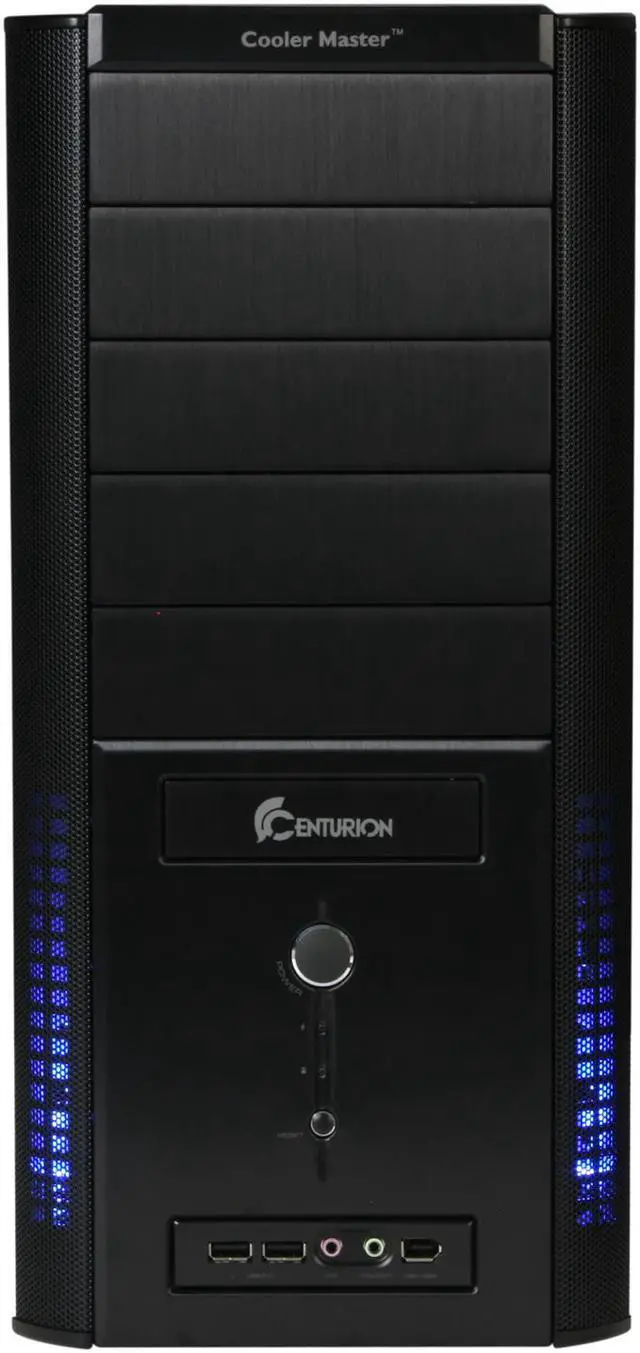 Alt view image 2 of 9 - Cooler Master Centurion 534 RC-534-KKRK-GP Black Aluminum & Mesh bezel / SECC Chassis ATX Mid Tower Computer Case 460W Power Supply