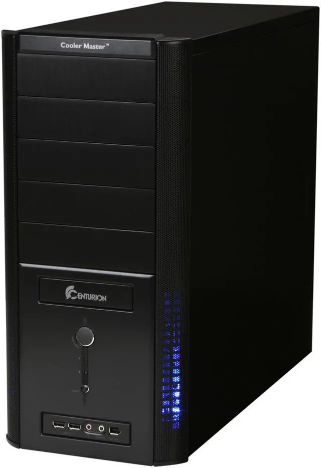 Alt view image 3 of 9 - Cooler Master Centurion 534 RC-534-KKRK-GP Black Aluminum & Mesh bezel / SECC Chassis ATX Mid Tower Computer Case 460W Power Supply