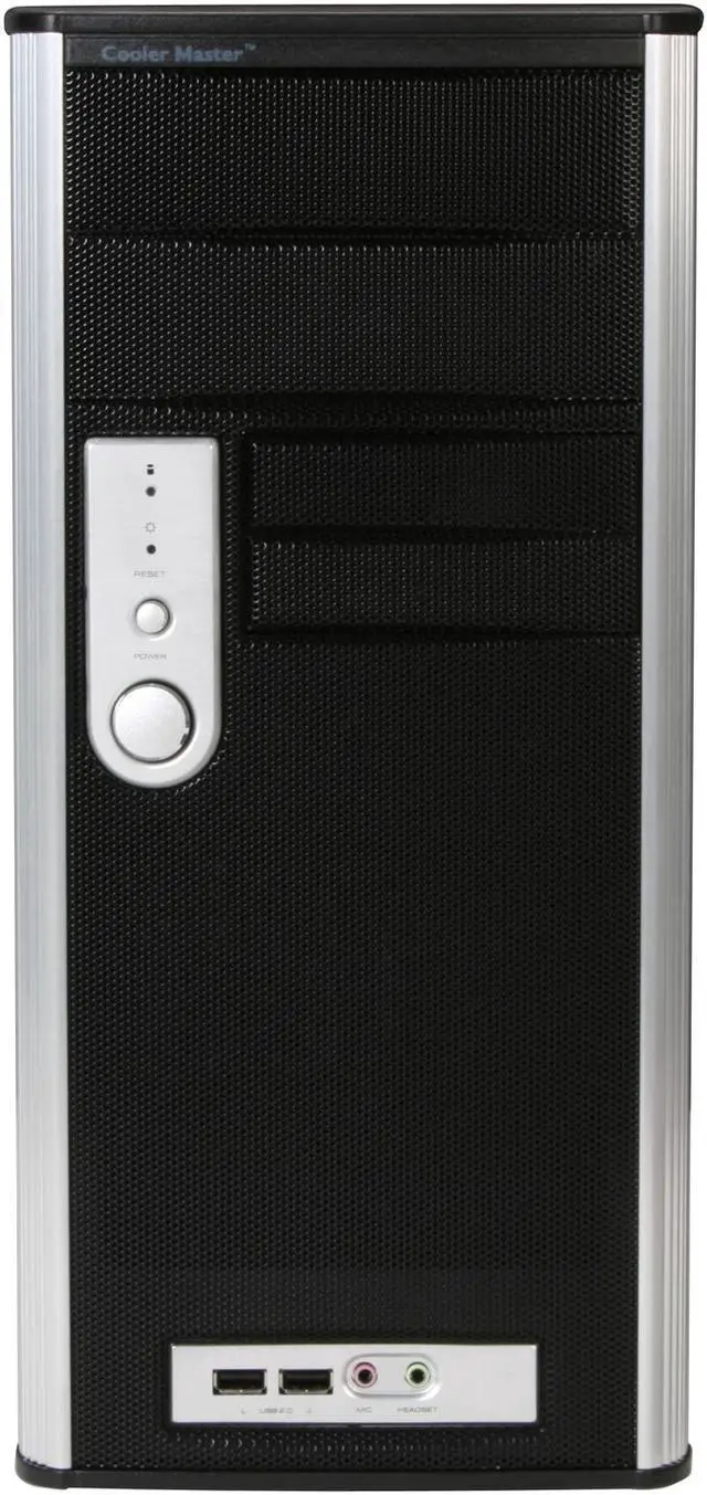 Alt view image 2 of 9 - Cooler Master Centurion 541 RC-541-SKRJ-GP Black Aluminum bezel, SECC chassis Micro ATX Mini Tower Computer Case 400W Power Supply