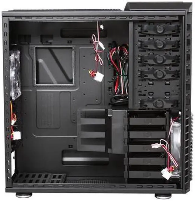 Alt view image 6 of 10 - Cooler Master HAF 932 Advanced Blue Edition - High Air Flow Full Tower Computer Case with USB 3.0 and All-Black Interior
