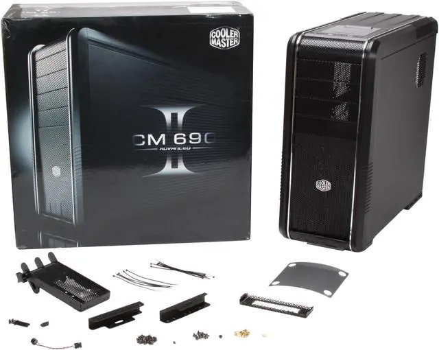 Alt view image 10 of 10 - COOLER MASTER RC-692-KKN2 CM690 II Black Steel ATX Mid Tower Computer Case