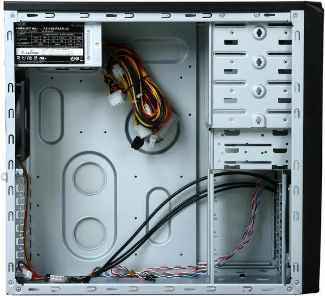 Alt view image 6 of 9 - Cooler Master Elite RC-310-OWR460 Black SECC ATX Mid Tower Computer Case RS-460-PSAR-J3, Elite 460W Power Supply