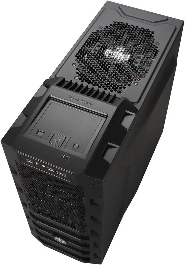 Alt view image 8 of 10 - Cooler Master HAF 922 RC-922-KKR600 Black Steel / Plastic and Mesh Bezel ATX Mid Tower Computer Case 600W Power Supply