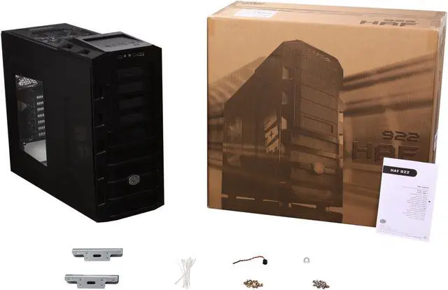 Alt view image 10 of 10 - COOLER MASTER HAF 922 BLUE RC-922M-KWN2-GP Black ATX Mid Tower Computer Case with Side window