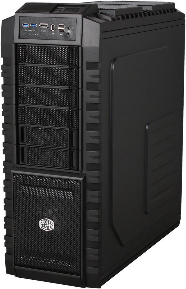 Alt view image 3 of 10 - Cooler Master HAF X - High Air Flow Full Tower Computer Case with Windowed Side Panel and USB 3.0 Ports